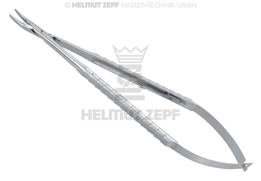 [41.011.17TC-M] MICRO NEEDLE HOLDER. CURVED - Helmut Zepf (41.011.17TC-M) - Delynov